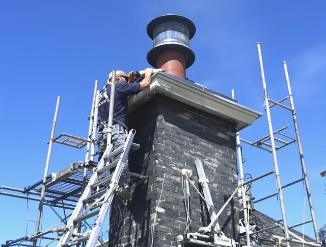 Sturdy chimney crown finished by Bridgeport Chimney Sweep in Bridgeport, CT