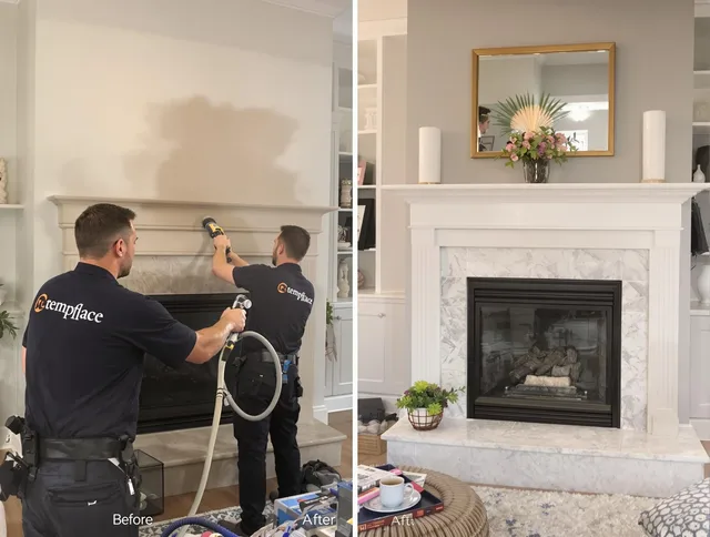 Professional soot removal by Bridgeport Chimney Sweep team in Bridgeport, CT